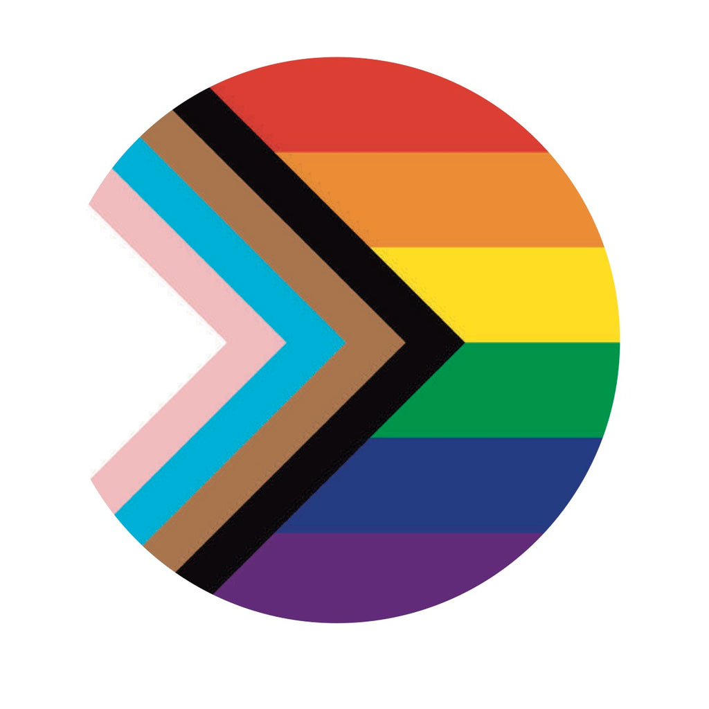 Progress Pride Flag Circle